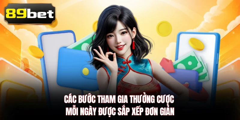 Các bước tham gia Thưởng Cược Mỗi Ngày được sắp xếp đơn giản