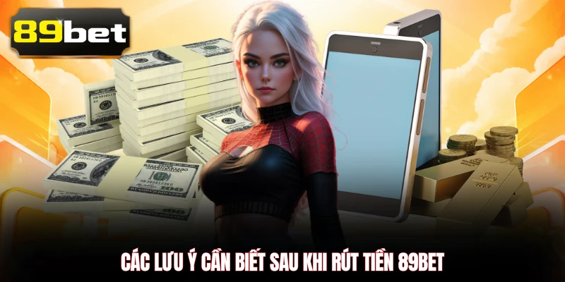 Các lưu ý cần biết sau khi rút tiền 89BET