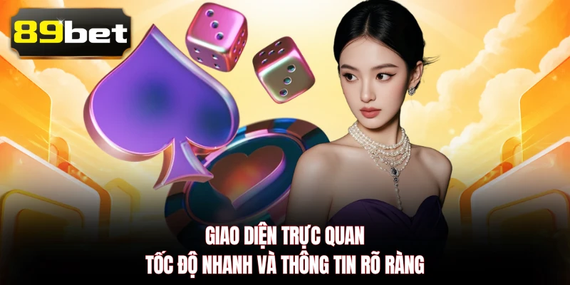 Giao diện trực quan, tốc độ nhanh và thông tin rõ ràng