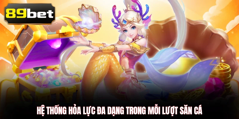 Hệ thống hỏa lực đa dạng trong mỗi lượt săn cá