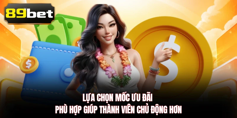 Lựa chọn mốc ưu đãi phù hợp giúp thành viên chủ động hơn